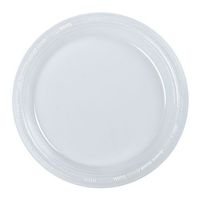 Hanna K. Signature Collection 50 Count Plastic Plate, 9-Inch, Clear