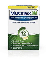 Mucinex Mucinex dm maximum strength extended release bi-layer tablets 68 count, White, 68 Count