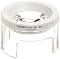 Eschenbach 2628 Aspheric Stand Magnifier, 10x Magnification, 38 Diopter, 360mm Focal Length, 35mm Lens Diameter