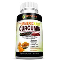 TURMERICKARE-Organic Turmeric Curcumin with BIOPERINE for Optimal Absorption.Advanced Joint & ANTIOXIDANT Support with Guaranteed 95% CURCUMNIONIDS. Gluten,Dairy Free for Highest Safety and Wellness