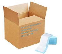 APQ Pack of 150 Protective Underpads 23 inch x 36 inch Fluff Disposable Underpads Blue Durable Pads with Light Absorbency Great for Protecting Surfaces Multifunctional