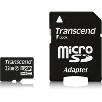 Transcend Information, Inc - Transcend 32 Gb Microsd High Capacity (Microsdhc) - Class 10 - 20 Mbps Read - 17 Mbps Write - 1 Card "Product Category: Memory/Memory Cards"
