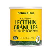 NaturesPlus Lecithin Granules - 95% Soy Phosphatides, 12 oz - Lecithin Powder Supplement, Pleasant-Tasting, Oil-Free - Vegetarian, Gluten-Free - 45 Servings