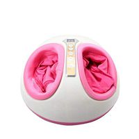 MICHEN Heat Rolling Kneading LED Display Air Pressure Relaxing Shiatsu Leg Foot Massager 110V US Plug Red