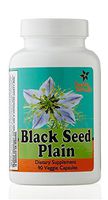 SweetSunnah's Black Seed Plain Powder Capsules(Black Seed Extract) 500mg - 90 Vegetarian Capsules