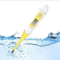 LCD Digital Thermometer w/ 100Pcs Probe Covers for Kids Baby Adult Fever Thermometer Electronic Thermometer LCD (1 Thermometer)