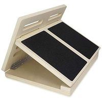 LMEIL Portable Wooden Slant Board - Calf Stretch Adjustable Incline Board Anti-Slip for Pain Relief from Plantar Fasciitis Tendinitis and More 4 Positions (350 LB Capacity)