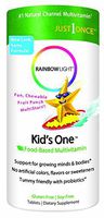 Rainbow Light Kids One MultiStars, Fruit Punch, Chewable Tablets, 90 tablets (Pack of 2)