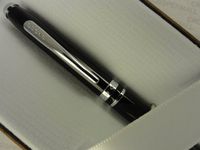 Cross Classic Slim Sleek Advantage Black Laquer Ballpoint Pen in Pristine Cross Gift Box