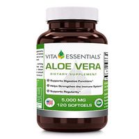 Vita Essentials Softgels, Aloe Vera, 5000 Mg, 120 Count