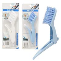 Gap detail Cleaning Folding Brush Tool for Door and Window, tile grout, Tracks keyboards| Foldable Cleaning Tool with hook for Small Spaces, Gaps, Grooves, and More (2 Pack)