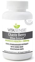 Vitasense Chaste Berry-Vitex Extract w/Dong Quai 300 mg - Women's Health Plus - 90 Veg caps by TARGARIAN