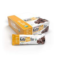 Julian Bakery Keto Thin Protein Bar | Chocolate Chunk | USDA Organic | Vegan | Sacha Inchi Protein | 15g Protein | 2 Net Carbs | 12 Bars