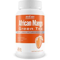African Mango Plus Green Tea for Detox Cleanse and Weight Support - Anti-Oxidants to Boost Immune Function and Improve Overall Health - 60 Cap