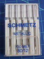 Euro-Notions Metallic Machine Needles-Size 12/80 5/Pkg