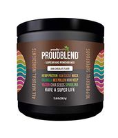 Proudly Healthy - ProudBlend Organic Superfood Powder - 10 Super Food Ingredients - Strong Immune System - Including Chlorella and Spirulina - Large 24g serving (Dark Chocolate)