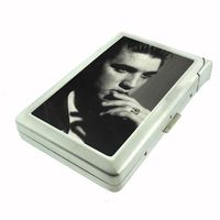 Elvis Presley Contemplative Double-Sided Cigarette Case with lighter, ID Holder, and Wallet D-028