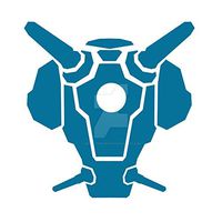 ROBOTECH ANIME MACROSS ZENTREADI BATTLE POD VINYL STICKERS SYMBOL 5.5" DECORATIVE DIE CUT DECAL FOR CARS TABLETS LAPTOPS SKATEBOARD - WHITE