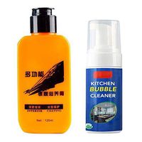 KingLivez Car Auto Renovated Coating Paste Maintenance Agent for Seat Center Console Plastic (Renovation Agent and Cleaner)