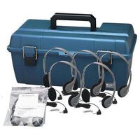 Hamilton Buhl Lab Pack, 24 MS2L Personal Headphones in a Carry Case