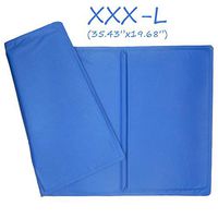 Microwavable Heating Pad - Warm Heat Compress Pack Warming Solution Bag for Back Pain Relief, Neck, Shoulders, Arthritis (15.7Wx19.7L, Blue) (19.7" W x 35.43" L)