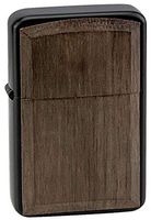 Vector Thunderbird Soft Flame Flip Top Butane Black Pipe Lighter in Wood Plate