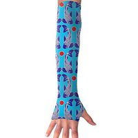 QG ZZX Blue Goldfish Unisex Compression Arm Sleeves UV Protection Performance Arm Sleeve - for Outdoor Sports Baseball,Basketball,Football (1 Pair)
