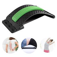 AOSRI Back Stretcher-Lower and Upper Back Pain Relief, Multi-Level Back Stretching Device, Lumbar Support Posture Corrector Improve Muscle Flexibility Green