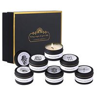 Scented Candles-Scented Candles Gift Set, 100% Pure Natural Soybean Wax, Relaxation Gifts, Stress Relief Improve Sleeping Quality(6 Pack)