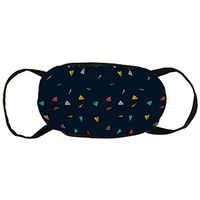 Boys Girls Anti-Dust Anti-Allergies Anti Allergy Earloop Half Face Mouth Cover Face and Nose Cover Outdoor Windproof Cover Adjustable Elastic Band, Colored Paper Plane