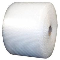 ValueMailers Medium Bubble Polyethylene Perforated Single Air Bubble Roll, VM51610024, 100' Length x 24" Width, 5/16" Thick, Clear