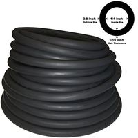 Spearit 3/8" OD 1/4" ID Latex TUBING(804 Black) 1FT