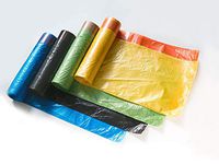 Drawstring Trash Bags for Tall Kitchen office, 8 Gallon, Random Colour (60)