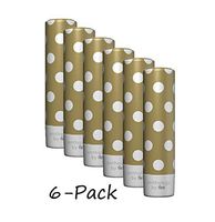 Flint SIX Pack Gift Retractable Lint Roller, Refillable, 30 Sheets (White Polka)