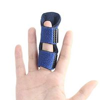 Finger Brace Trigger Finger Splint - Straighten Broken or Bent Fingers & Thumbs - Finger Stabilizer for Stenosing Tenosynovitis Finger Pain Relief or Locking Finger Tendon (Black)