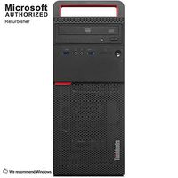 Lenovo ThinkCentre M700 Tower Desktop PC, Intel Quad Core i5 6400 up to 3.3GHz, 16G DDR4, 120G SSD + 500G HDD, WiFi, BT 4.0, Windows 10 Pro 64-Multi-Language Support English/Spanish/French(Renewed)