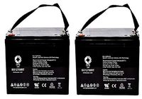 SPS Brand 12V 75Ah Replacement Battery for Invacare 3G Storm Arrow FWD Wheelchair (Terminal RT) (2 Pack)