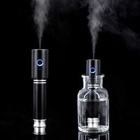 Aroma2Go Anywhere Aromatherapy Travel Diffuser. Rechargeable, USB, Portable, Solid Aluminum, Facial Mister. Great for the Office, Car, and Home. Use with your favorite Essential Oils.