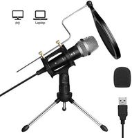 USB Microphone for Computer, ARCHEER PC Microphone for Laptop MAC or Windows, Professional Plug&Play Condenser Studio Microphone for Recording, Streaming Broadcast, YouTube, Gaming, Voice Over.