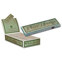 25 Pure Hemp 1 1/4 Tree Free Eco 100% Hemp Natural Gum Cigarette Rolling Papers Packs (50 Leaves/Pack) + Beamer Smoke Sticker. for Legal Smoking Herbs, Rolling Tobacco, Cones, Herbal Mixes, Rollers