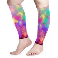 BLongTai Holi Festival Calf Compression Sleeve Men Womens Running Leg Sleeve for Shin Splint Muscle Pain Relief (1 Pair)
