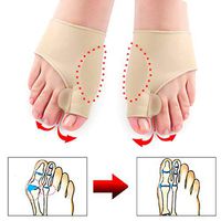 Toe Separator Hallux Valgus Bunion Corrector Orthotics Feet Bone Thumb Adjuster Correction Pedicure Sock Straightener 1 Pair
