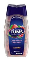 Tums Ultra Strength 1000 ,Antacid Chewable Tablets, Assorted Berries, 160-Count Bottle (Pack of 2)