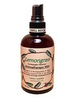 Hank's Garden Lemongrass Aromatherapy Body and Room Mist Spray (Cymbopogon flexuosus) - 100% Pure Essential Oils, Organic, Vegan, Biodegradable, Non GMO, No Palm Oil, Earth Friendly (4 oz)