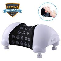 Conthou Cervical Neck Traction Device for Neck and Shoulder Pain Relief, Portable Cervical Orthotic Pillow- Adjustable Height with Removable and Washable Cover