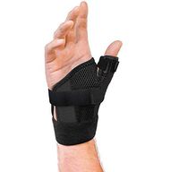 Fepege Wrist Hand Brace Support Carpal Tunnel Splint for Arthritis Sprain and More, Suitable for Both Right and Left Hands for Women Men (Left Hand), Black