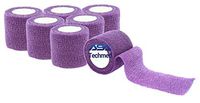 6 - Pack, Magenta 2” x 5 Yards, Self-Adherent Cohesive Tape, Strong Sports Tape for Wrist, Ankle Sprains & Swelling, Self-Adhesive Bandage Rolls (Magenta)