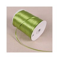 22Meters/Lot 3Mm Satin Ribbons for Wedding Birthday Party Candy Chocolate Box Gift Wrapping Ribbons Christmas Halloween Decor,Amy Green