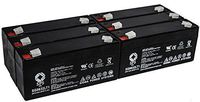 SPS Brand 6V 3.2Ah (Termina LT1) Replacement Battery for SLAA81102G (6 Pack)