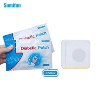 Alician 6 Pcs/Bag Diabetes Plasters Natural Herbs Diabetic Plaster High Blood Sugar Diabetes Patch
